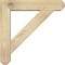 Ekena Millwork Traditional Craftsman Rough Sawn Bracket w/ Offset Brace, Douglas Fir, 6"W x 26"D x 26"H BKT0604X26X26TRA04RDF - alternate 2